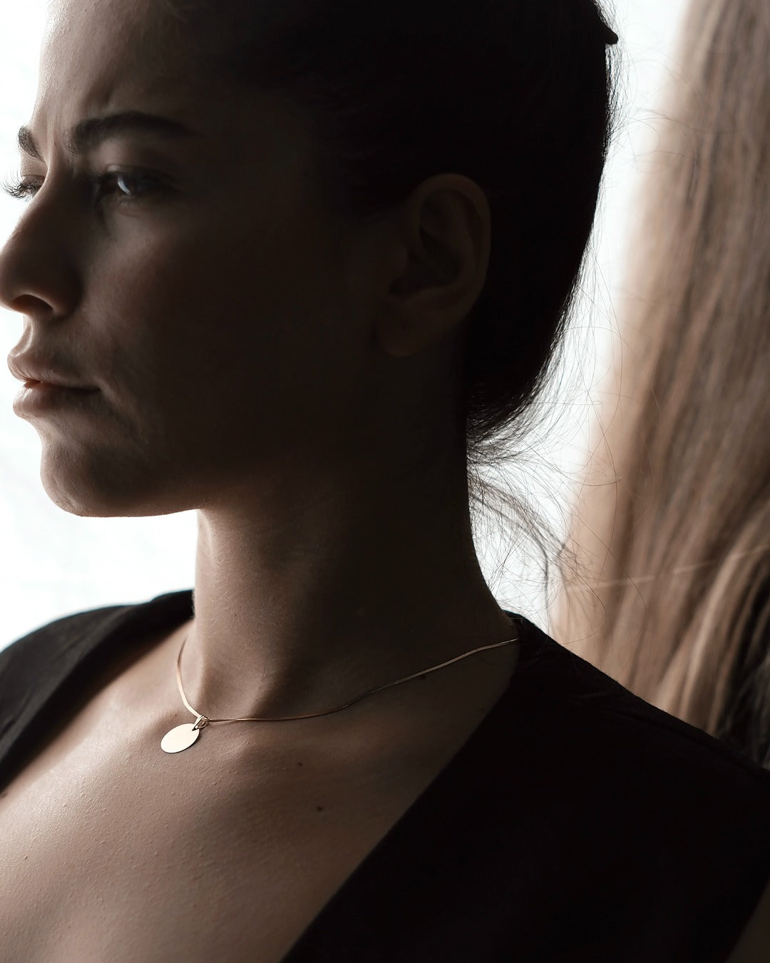 Mirror Coin Pendant