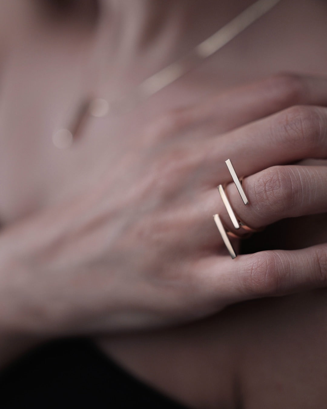 Parallel Lines Ring