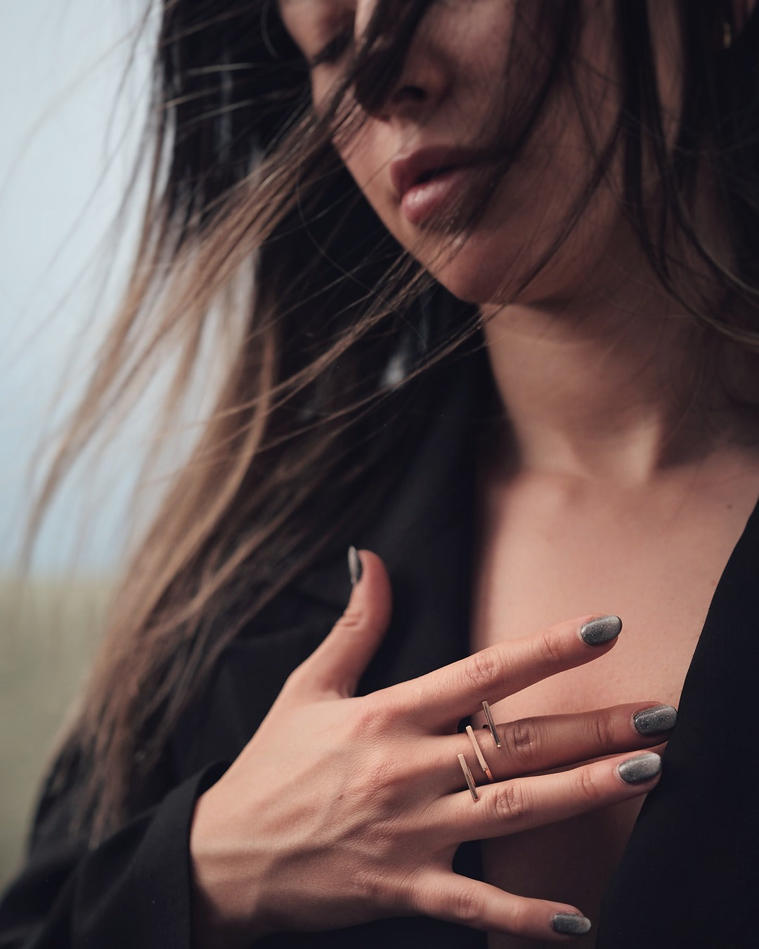 Parallel Lines Ring